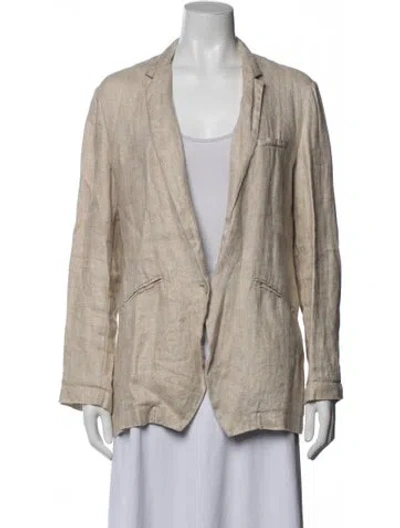 Pre-owned Forte Forte Linen Blazer In Neutrals