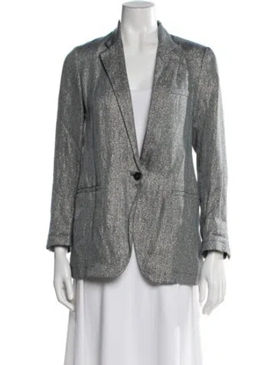 Pre-owned Forte Forte Linen Patterned Blazer