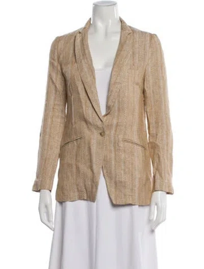 Pre-owned Forte Forte Linen Printed Blazer