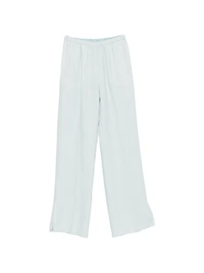 Forte Forte Linen Trousers In Blue