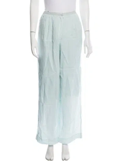 Pre-owned Forte Forte Linen Wide Leg Pants W/ Tags In Blue