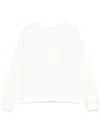 Forte Forte Logo-patch Sweatshirt In White