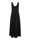 Forte Forte Forte_forte Satin Long Dress In Black