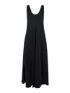 Forte Forte Forte_forte Satin Long Dress In Black