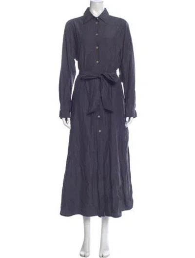 Pre-owned Forte Forte Long Dress In Blue