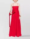 Forte Forte Taffetas Long Dress In Red