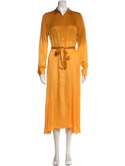Pre-owned Forte Forte Long Dress In Yellow