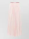 Forte Forte Pleated Houndstooth-print Midi Skirt