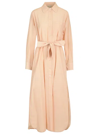 Forte Forte Long Shirt Dress In Rose