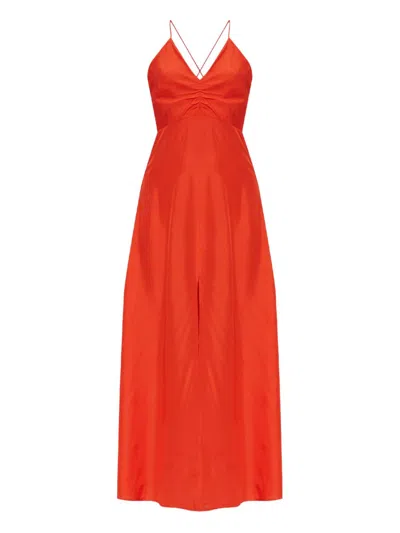 FORTE FORTE FORTE FORTE LONG SILK SLIP DRESS
