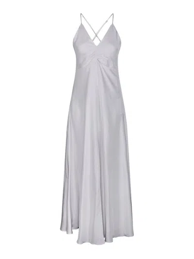 FORTE FORTE LONG SILK SLIP DRESS