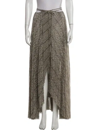 Pre-owned Forte Forte Long Skirt In Neutral