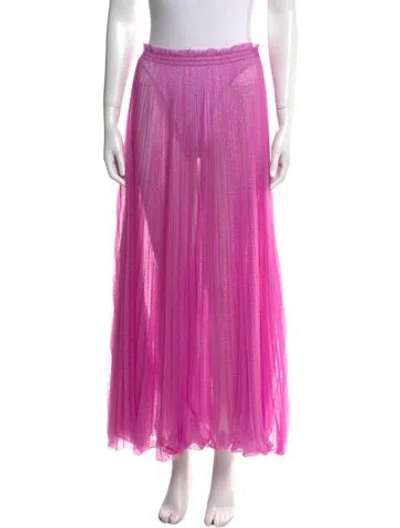 Pre-owned Forte Forte Long Skirt In Pink