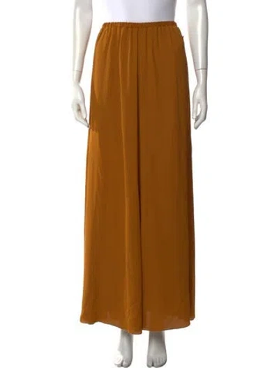 Pre-owned Forte Forte Long Skirt W/ Tags In Yellow