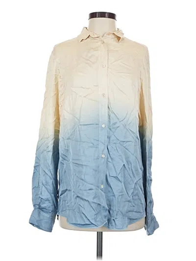 Pre-owned Forte Forte Long Sleeve Blouse In Blue