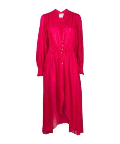 Forte Forte Long Sleeve Dress In Pink