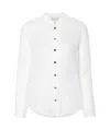 Forte Forte Forte_forte Voile Collar Shirt Sculture Buttons In White