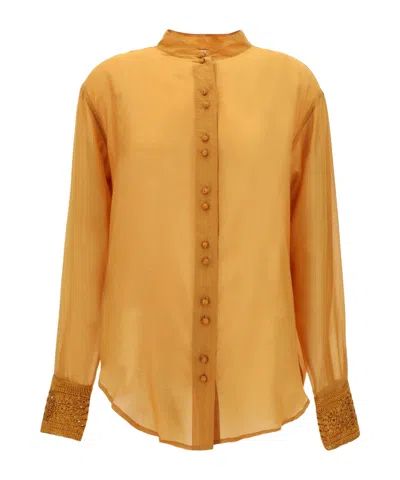 Forte Forte Long Sleeve Shirt In Yellow