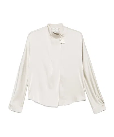 Forte Forte Long Sleeve Shirt In White