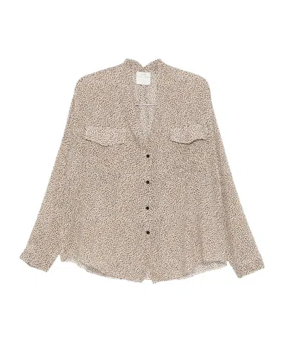 Forte Forte Long Sleeve Shirt In Brown