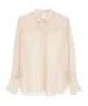 Forte Forte Organza Button-front Shirt In Neutral