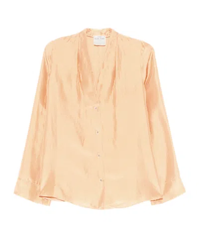 Forte Forte Long Sleeve Shirt In Orange