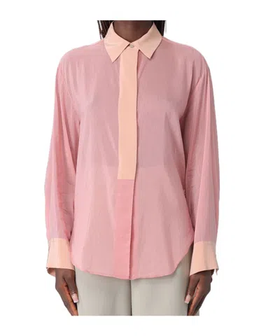 Forte Forte Long Sleeve Shirt In Pink