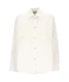 Forte Forte Floral Embroidered Cotton Shirt With Tailored Fit In White