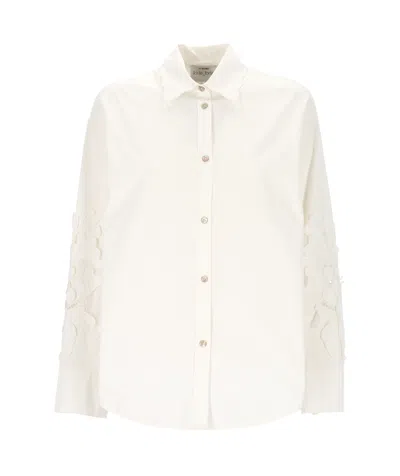 FORTE FORTE FORTE FORTE FLORAL SLEEVE SHIRT
