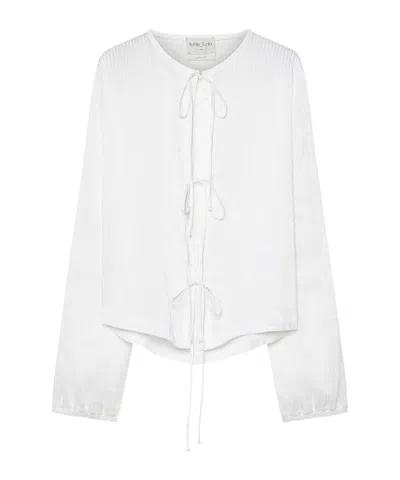 Forte Forte Long Sleeve Shirt In White
