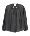 Forte Forte Long-sleeved Blouse In Black