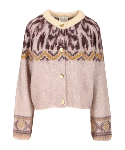 Forte Forte Long-sleeved Cardigan In Neutral