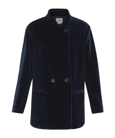 Forte Forte Long-sleeved Casual Jacket In Black