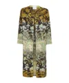 Forte Forte Bloom Mist Mohair Blend Jacquard Coat In Multicolor