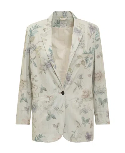 Forte Forte Floral Blazer Jacket In Multi