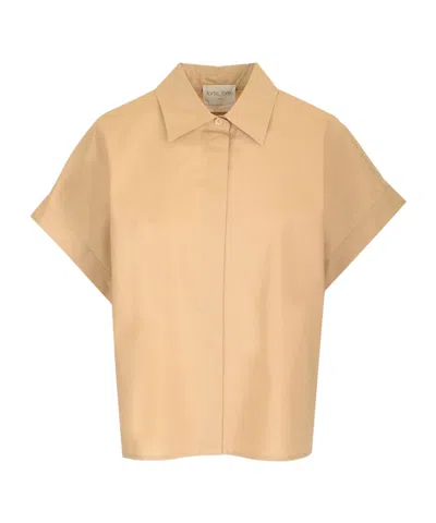 Forte Forte Long-sleeved Shirt In Beige