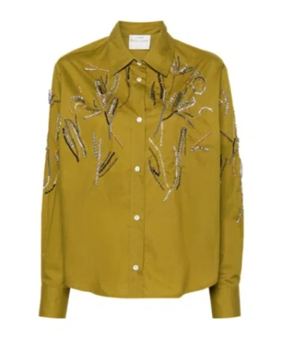 Forte Forte Long-sleeved Shirt In Brown