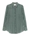 Forte Forte Geometric-print Shirt In Green