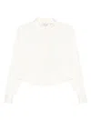 Forte Forte Fluid Chic Velvet Boxy Shirt In Neutral