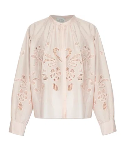 Forte Forte Long-sleeved Shirt In Pink