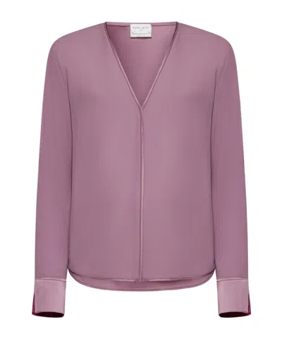 Forte Forte Long-sleeved Shirt In Purple