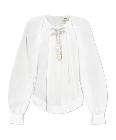Forte Forte Long-sleeved Shirt In White