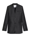 Forte Forte Long-sleeved Suit Coat In Black
