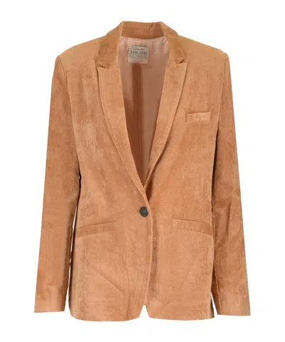 FORTE FORTE FORTE FORTE SINGLE-BREASTED CORDUROY BLAZER