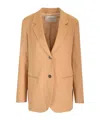 Forte Forte Long-sleeved Suit Jacket In Beige
