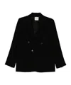 Forte Forte Long-sleeved Suit Jacket In Black