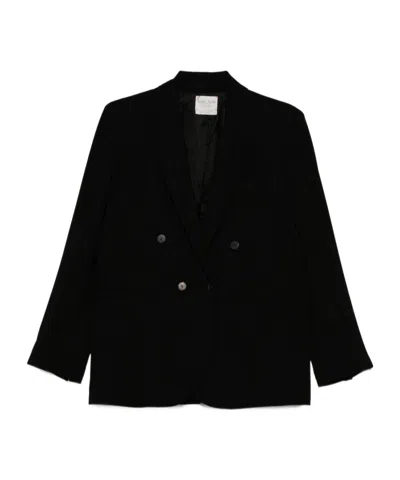 Forte Forte Long-sleeved Suit Jacket In Black
