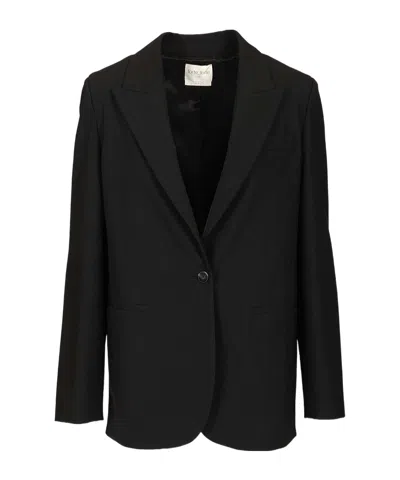 Forte Forte Long-sleeved Suit Jacket In Black
