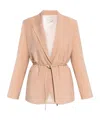 Forte Forte Long-sleeved Suit Jacket In Pink