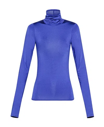 Forte Forte Long Sleeved T-shirt In Blue
